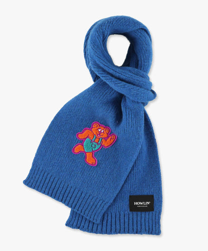 Shaggy Bear Scarf in Sky Dream