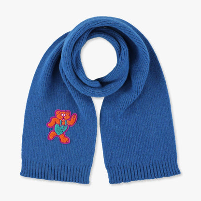 Shaggy Bear Scarf in Sky Dream