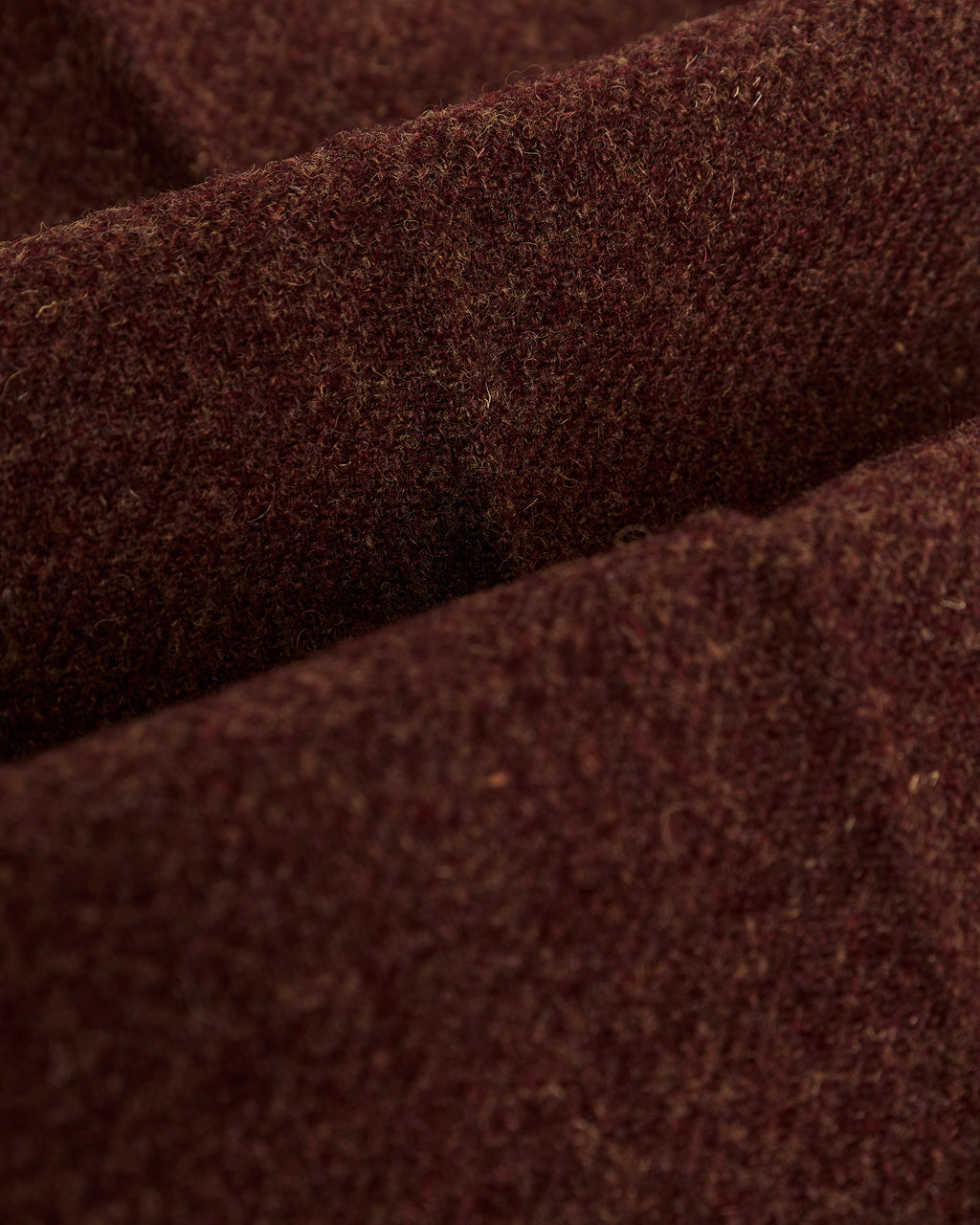 Single Pleat Herringbone Trousers in Terroir
