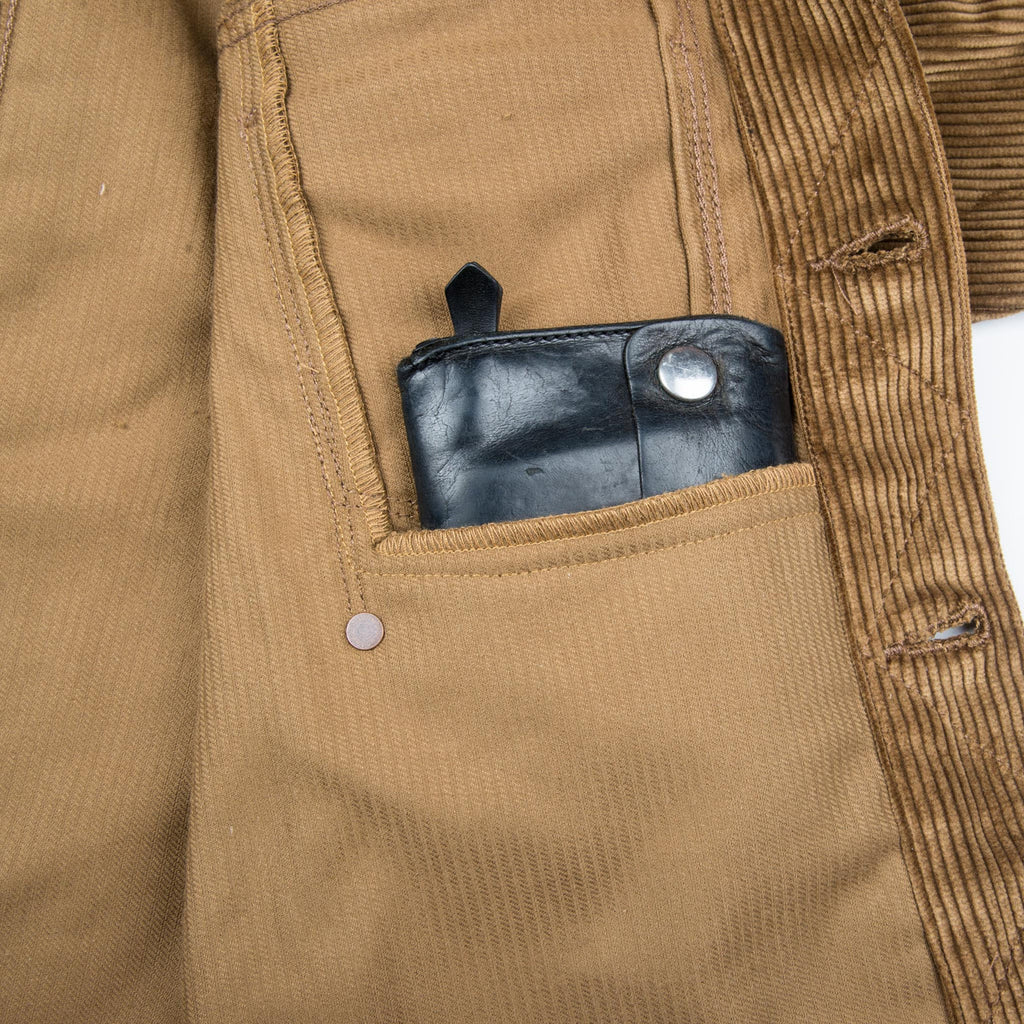 CD-1 Classic Trucker Jacket in Gold Corduroy