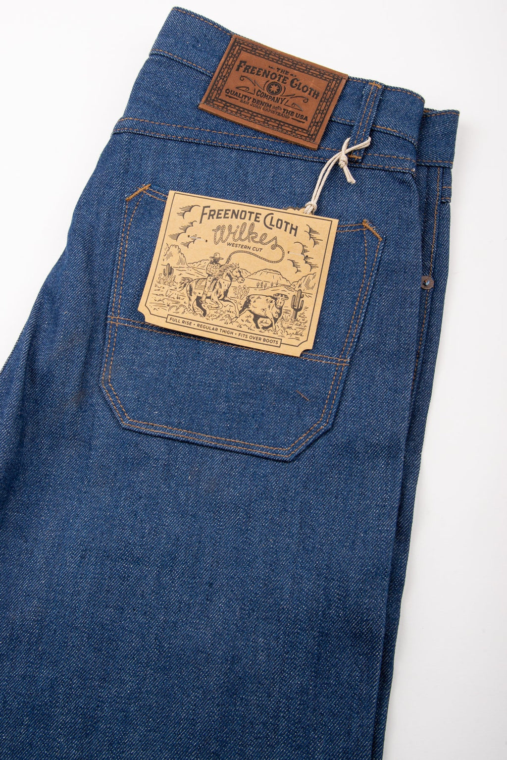 #PH-P3135032 Freenote Cloth Wilkes in 12 oz. Vintage Blue Denim