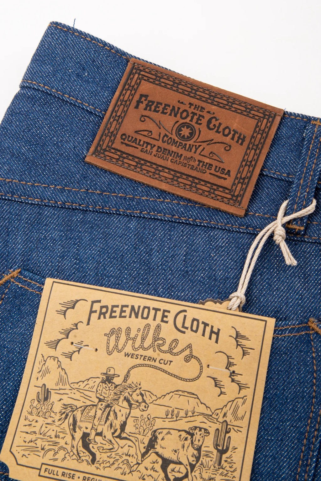 #PH-P3135032 Freenote Cloth Wilkes in 12 oz. Vintage Blue Denim