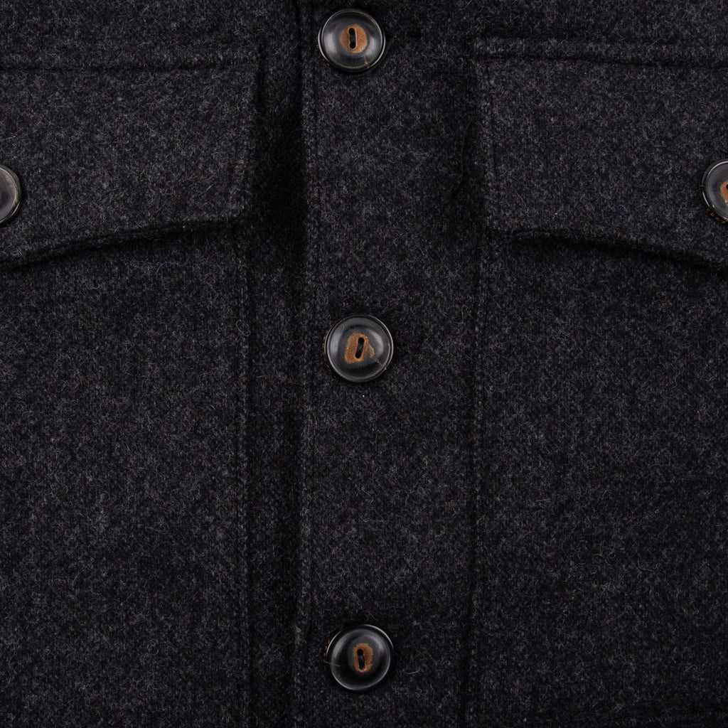 Midway CPO Shirt in Charcoal Wool