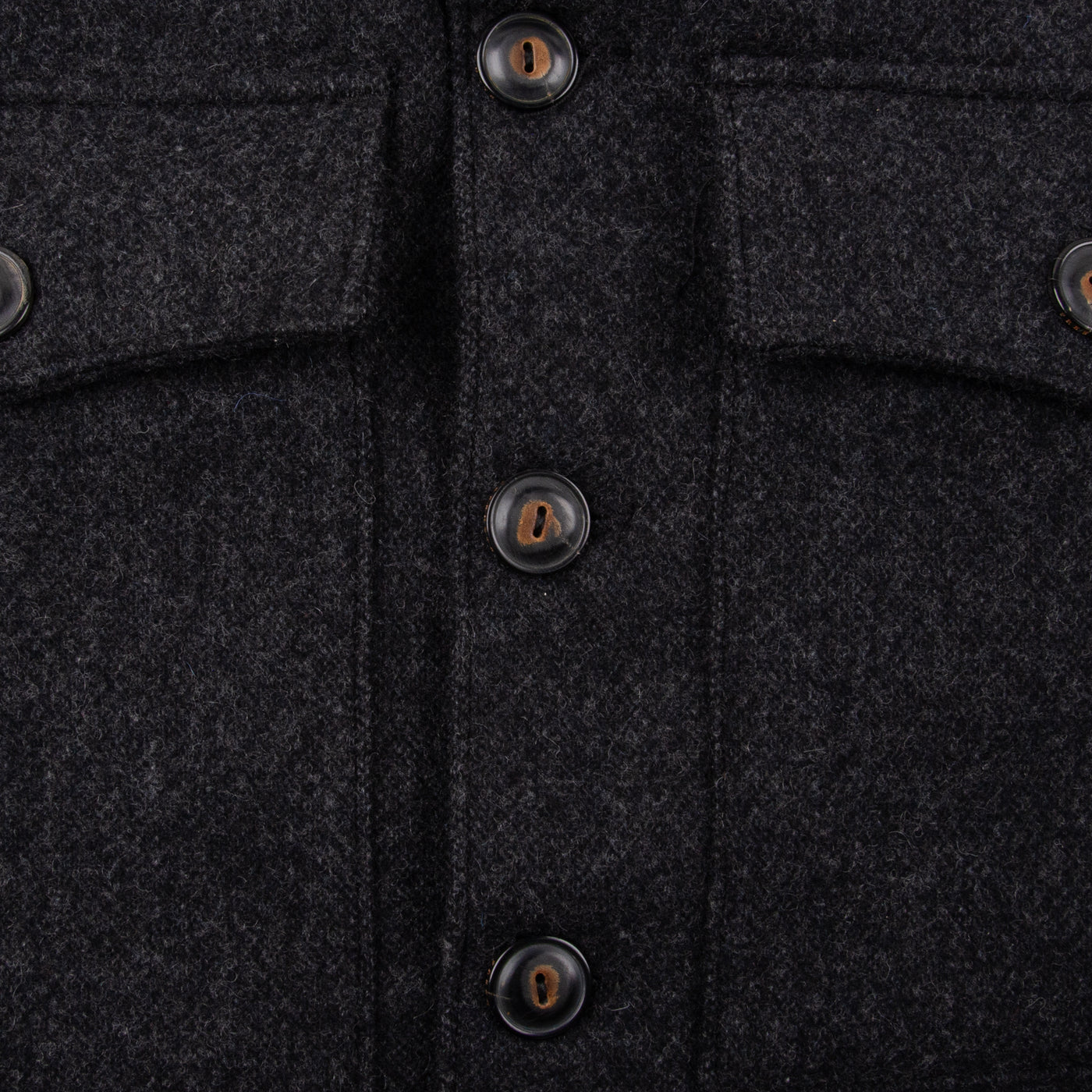 Midway CPO Shirt in Charcoal Wool