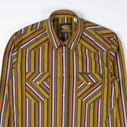 Sideras in Multicolor Cotton Stripe