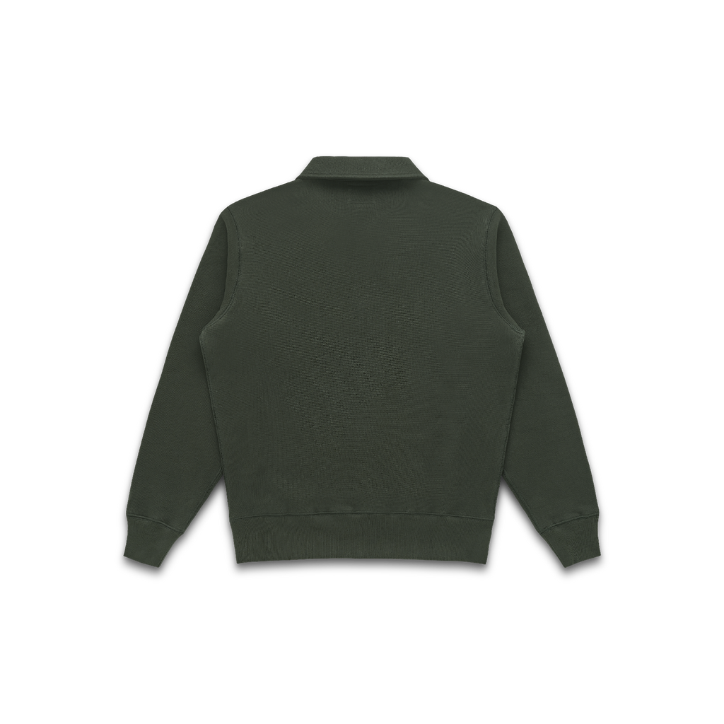 Stadium Loft Knit Quarter Zip in Dark Forest