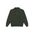 Stadium Loft Knit Quarter Zip in Dark Forest