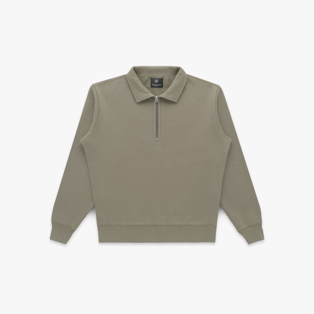 Stadium Loft Knit Quarter Zip in Laurel