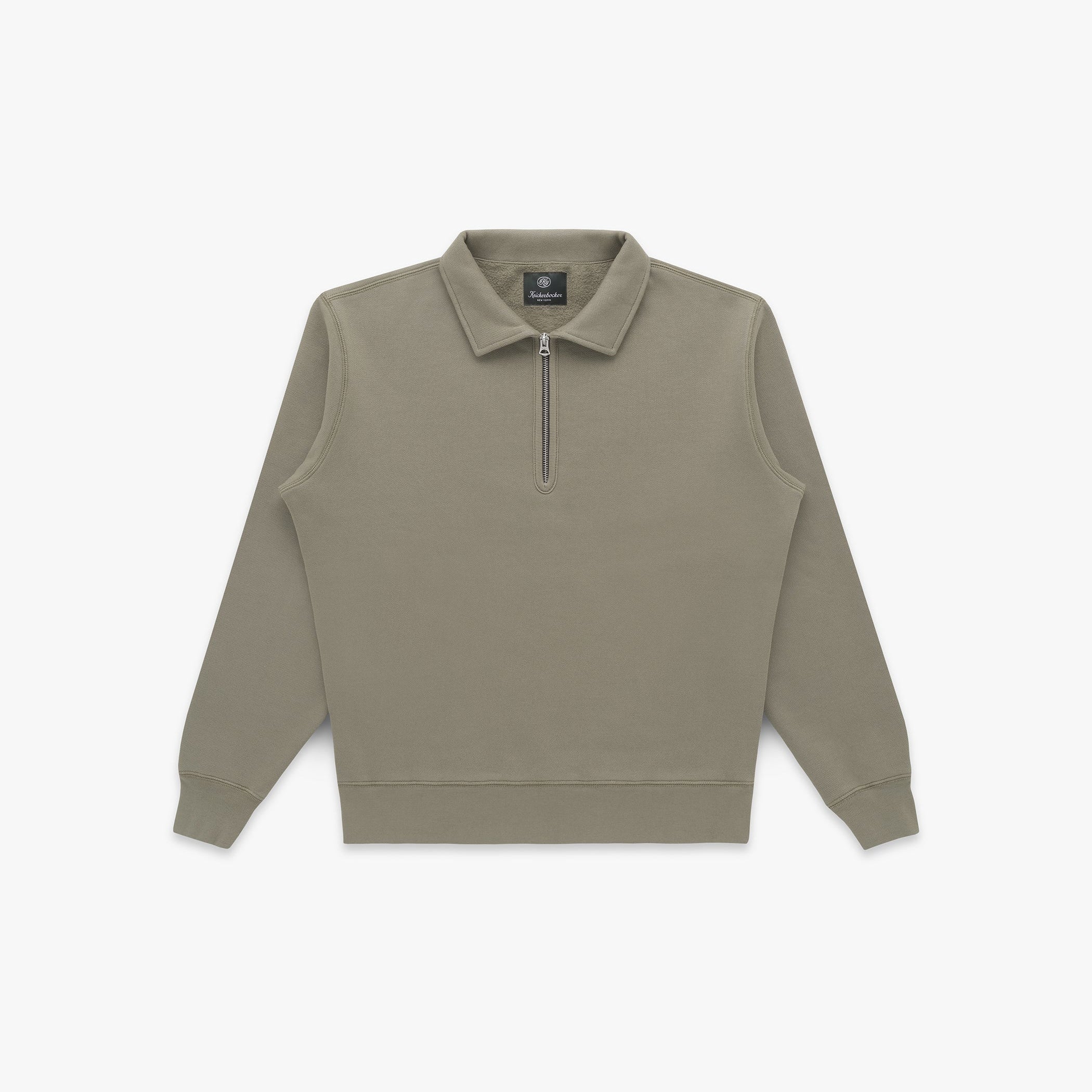 Stadium Loft Knit Quarter Zip in Laurel