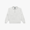 Stadium Loft Knit Quarter Zip in Oat Grey