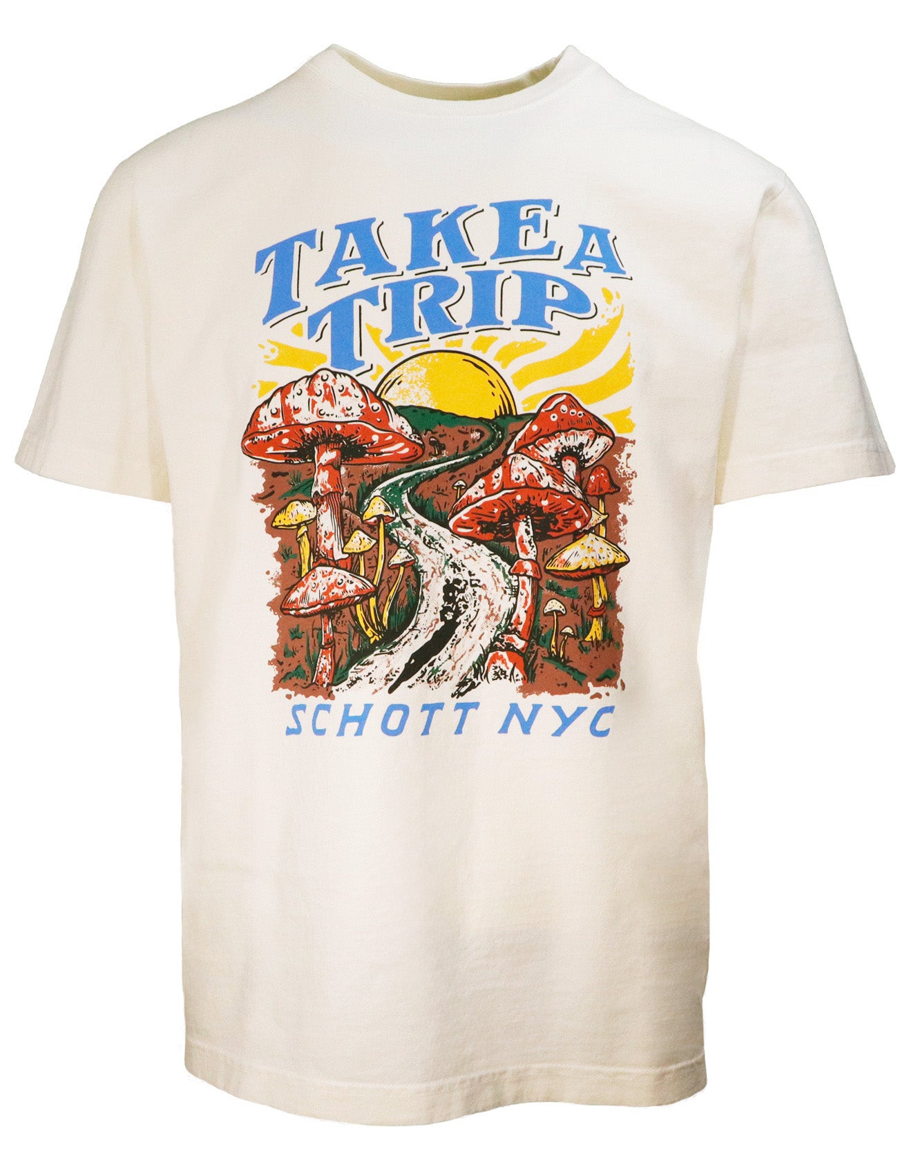 Heavyweight Tee in Offwhite Trip Graphic