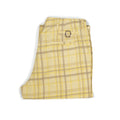 Printed Corral Plaid Chinos in Sunflower
