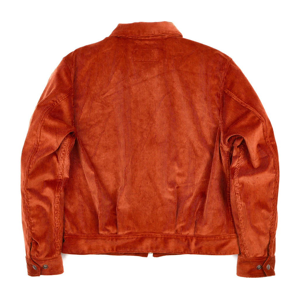 Meeks Jacket in Terracotta Corduroy