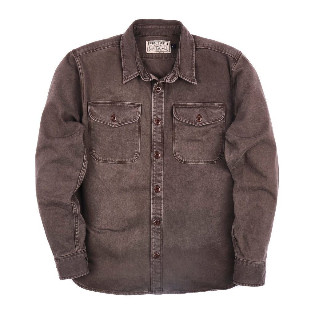 Utility Shirt in Chocolate