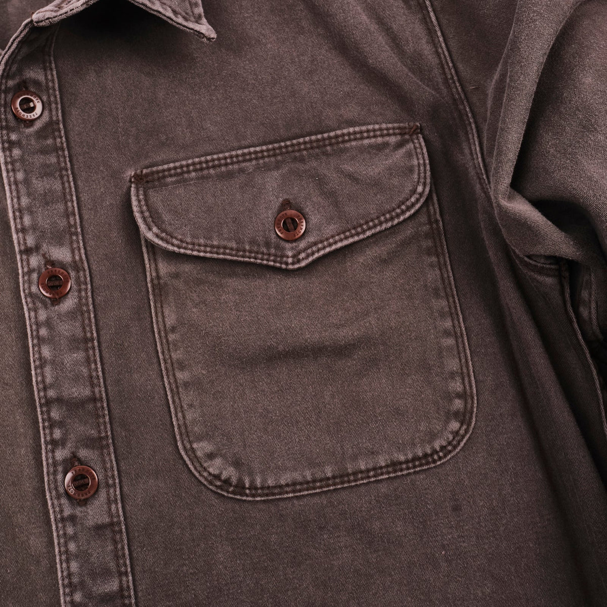 Utility Shirt in Chocolate