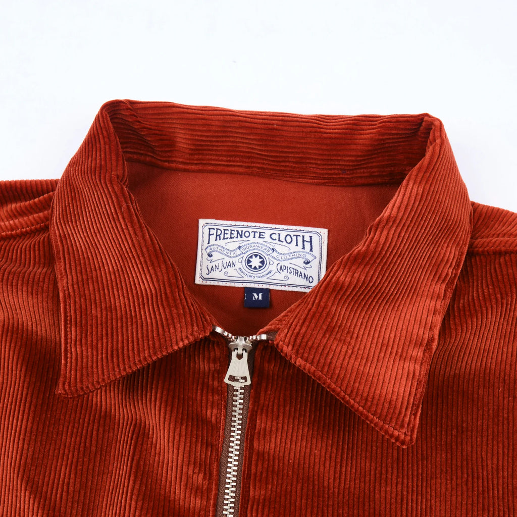 Meeks Jacket in Terracotta Corduroy