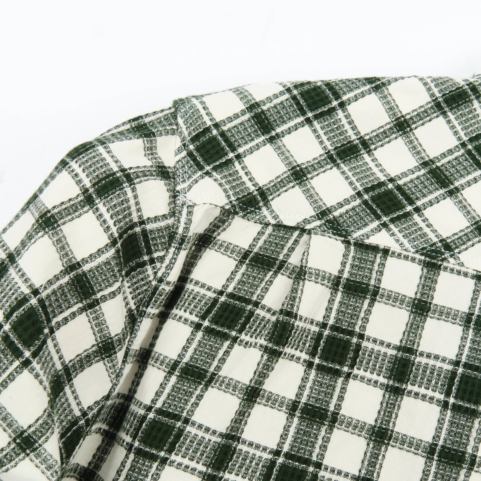 Benson in Cactus Green Plaid
