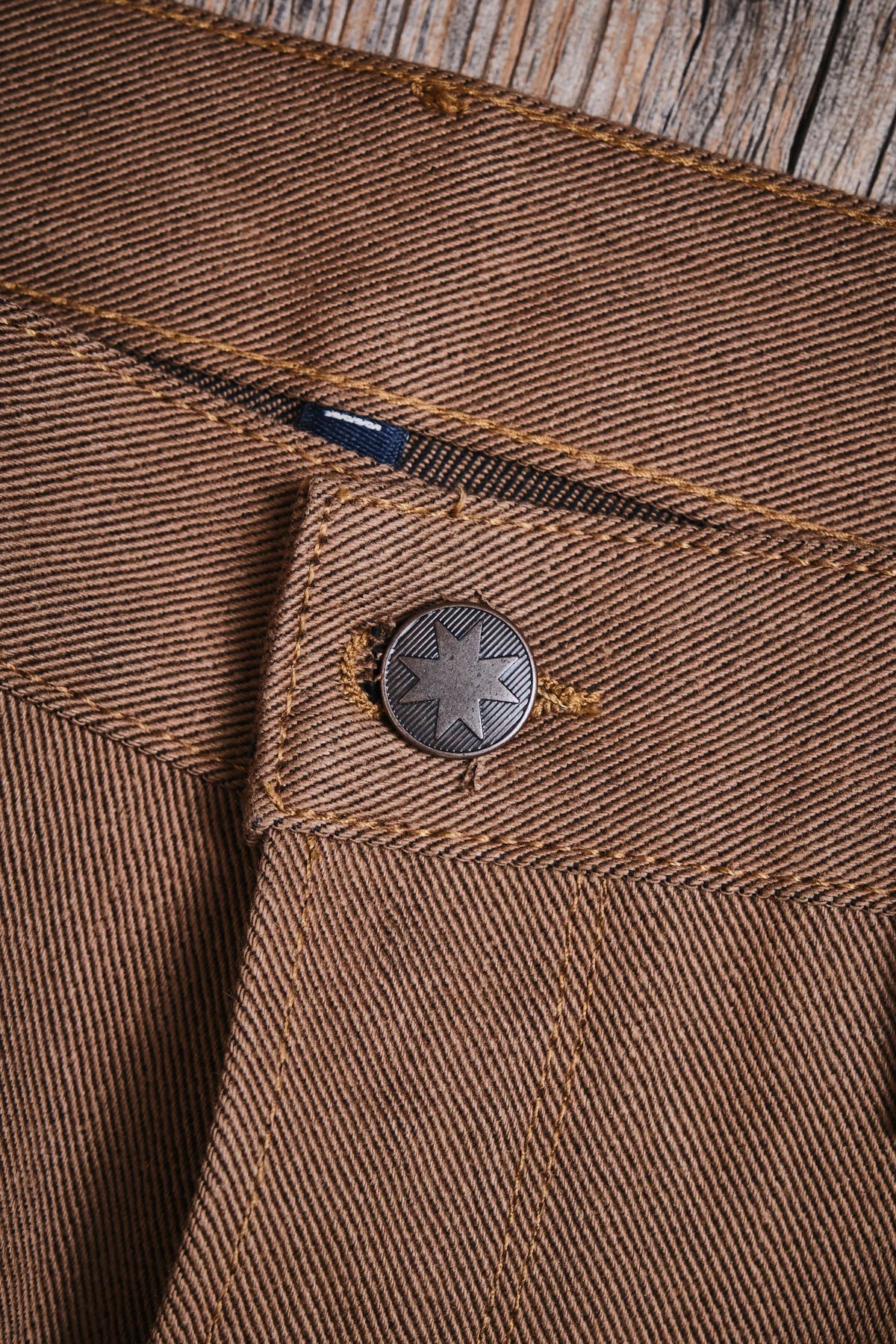 #PH-P3135735 Freenote Cloth Modesto in 15 oz. Brown Denim