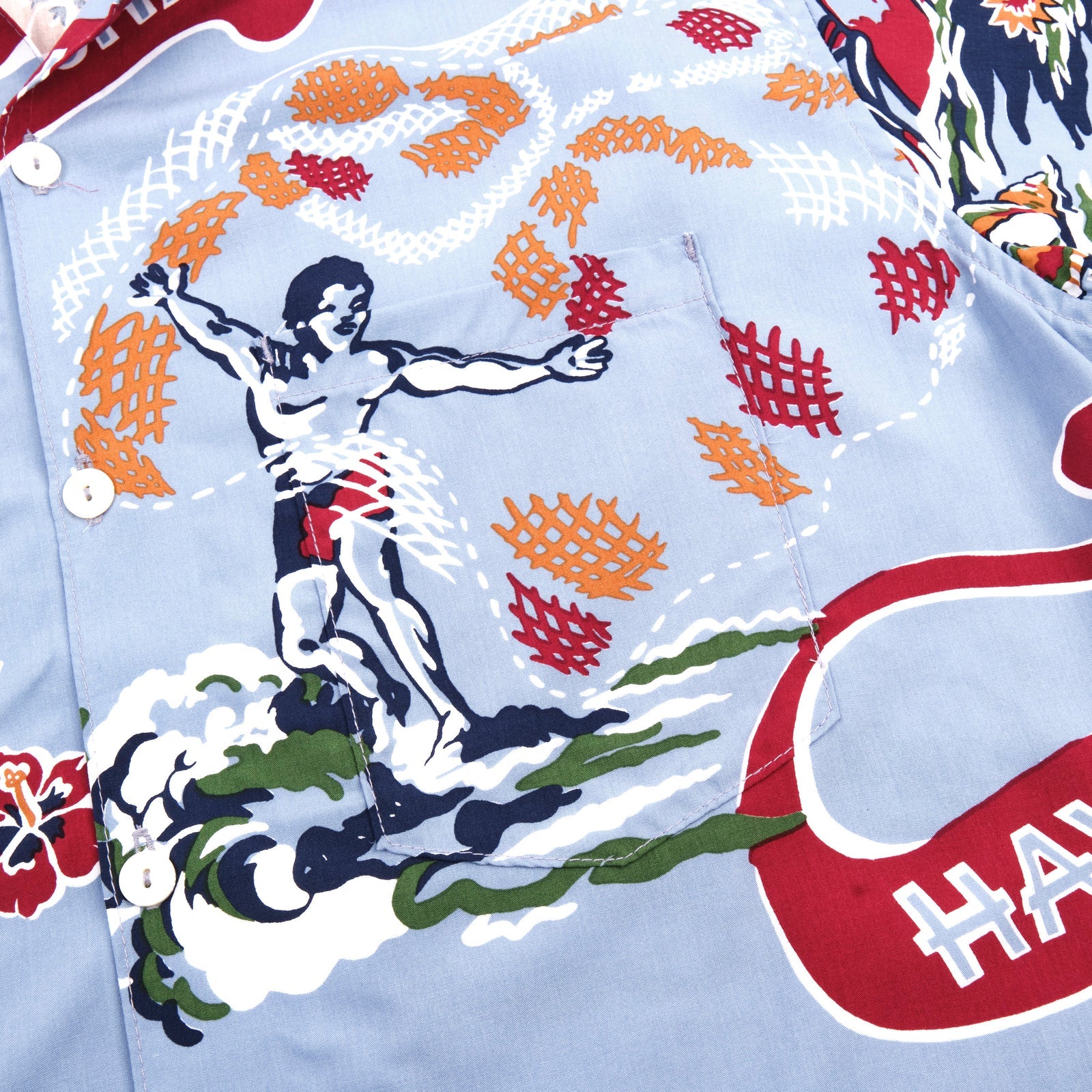 Hawaiian in Clear Blue Aloha