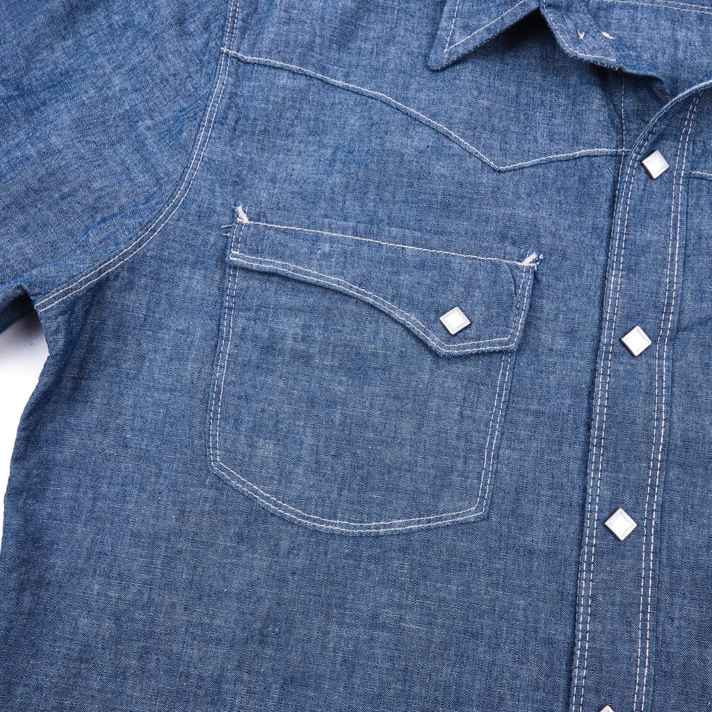 Calico in Dusty Blue