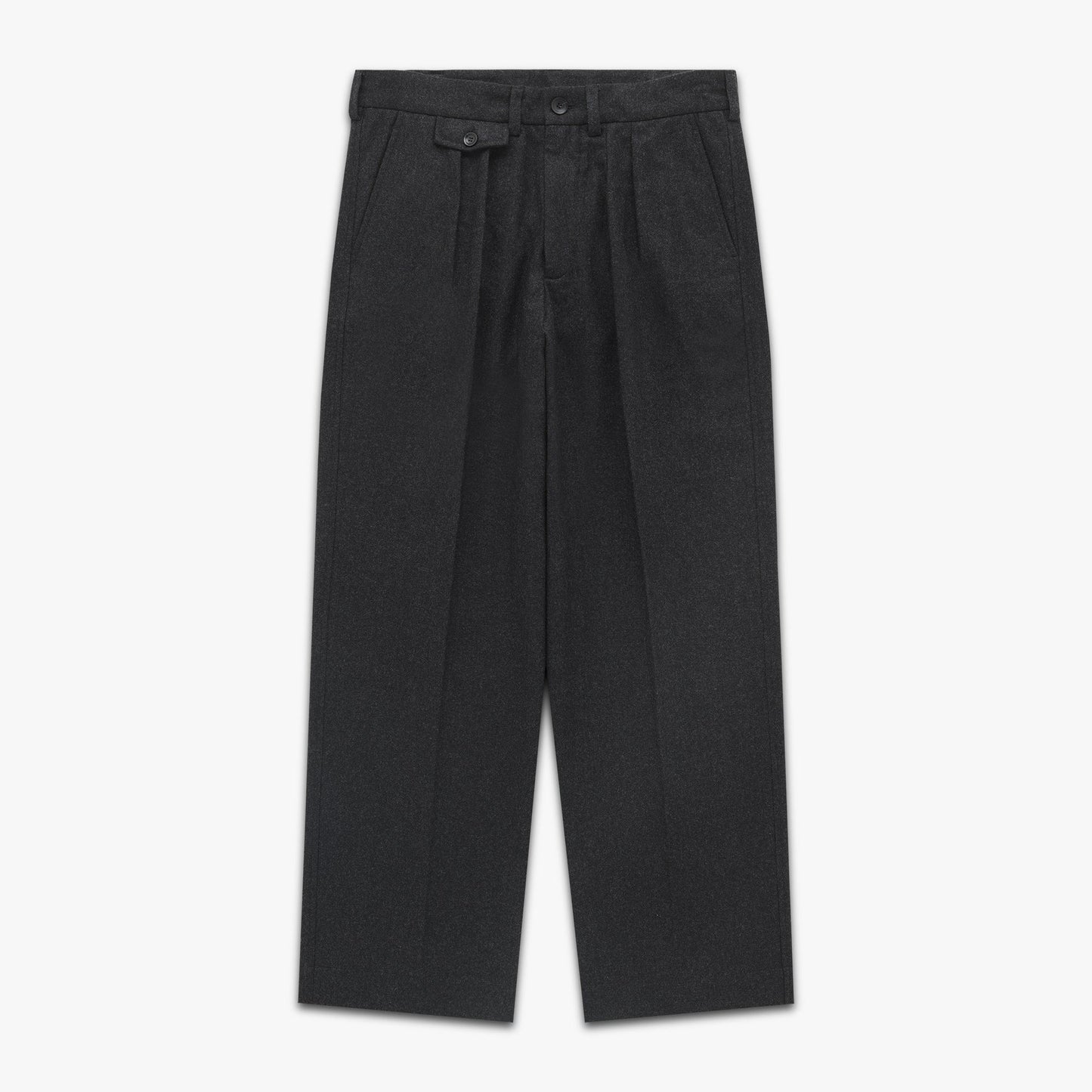 Town Virgin Wool Pant in Charcoal