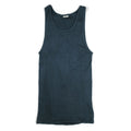 Tubular Ribknit Tank Top in Faded Black