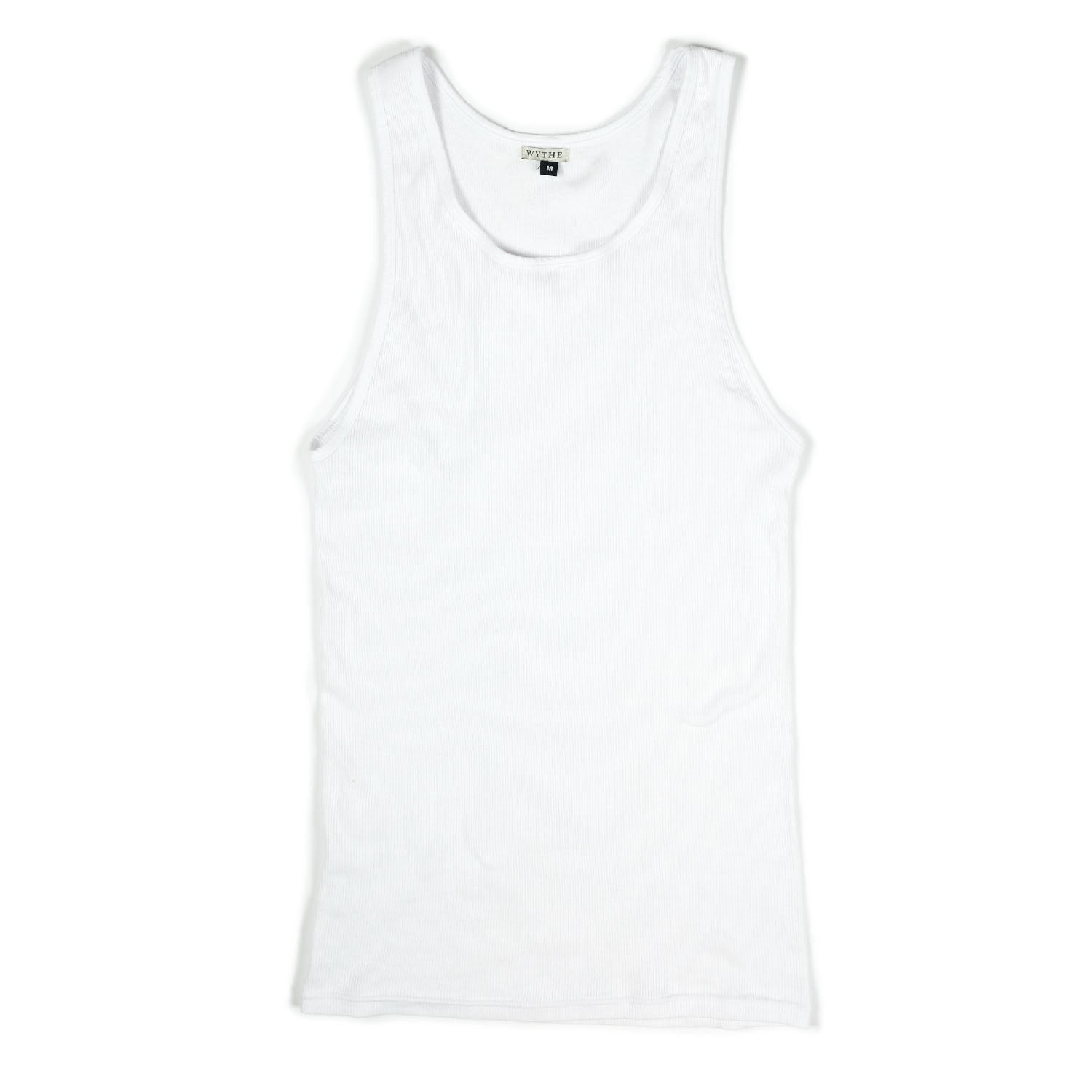 Tubular Ribknit Tank Top in Natural