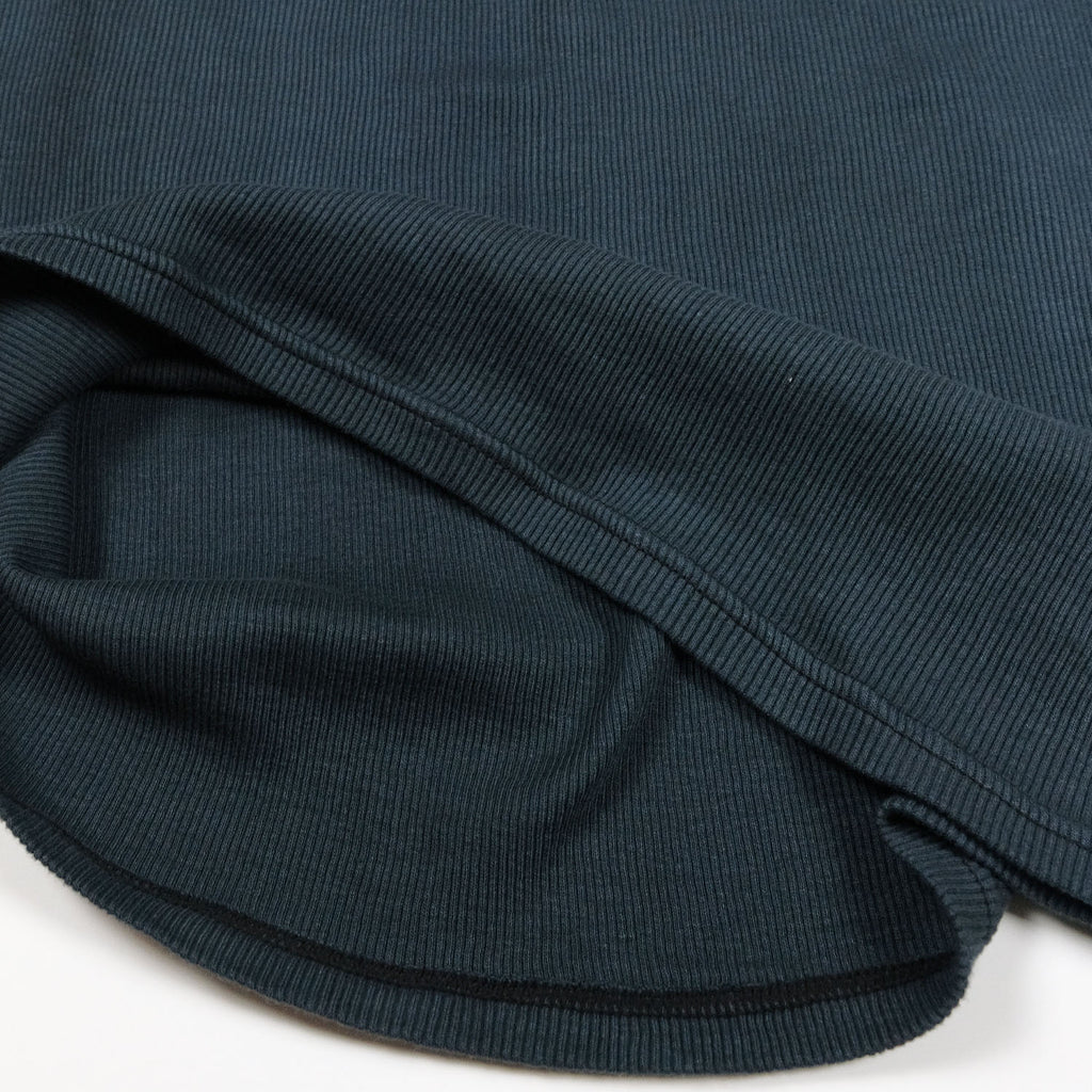 Tubular Ribknit Tank Top in Faded Black
