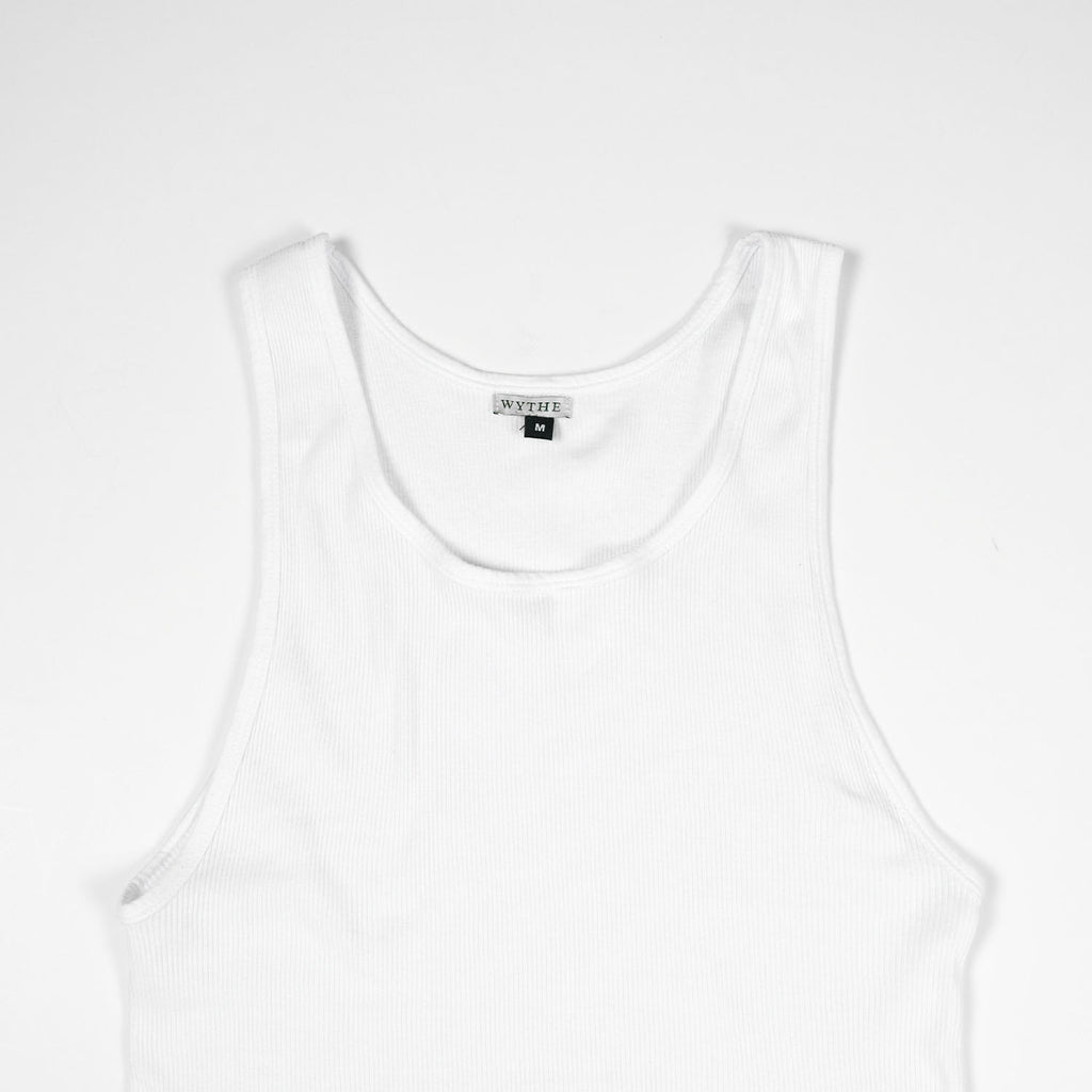 Tubular Ribknit Tank Top in Natural