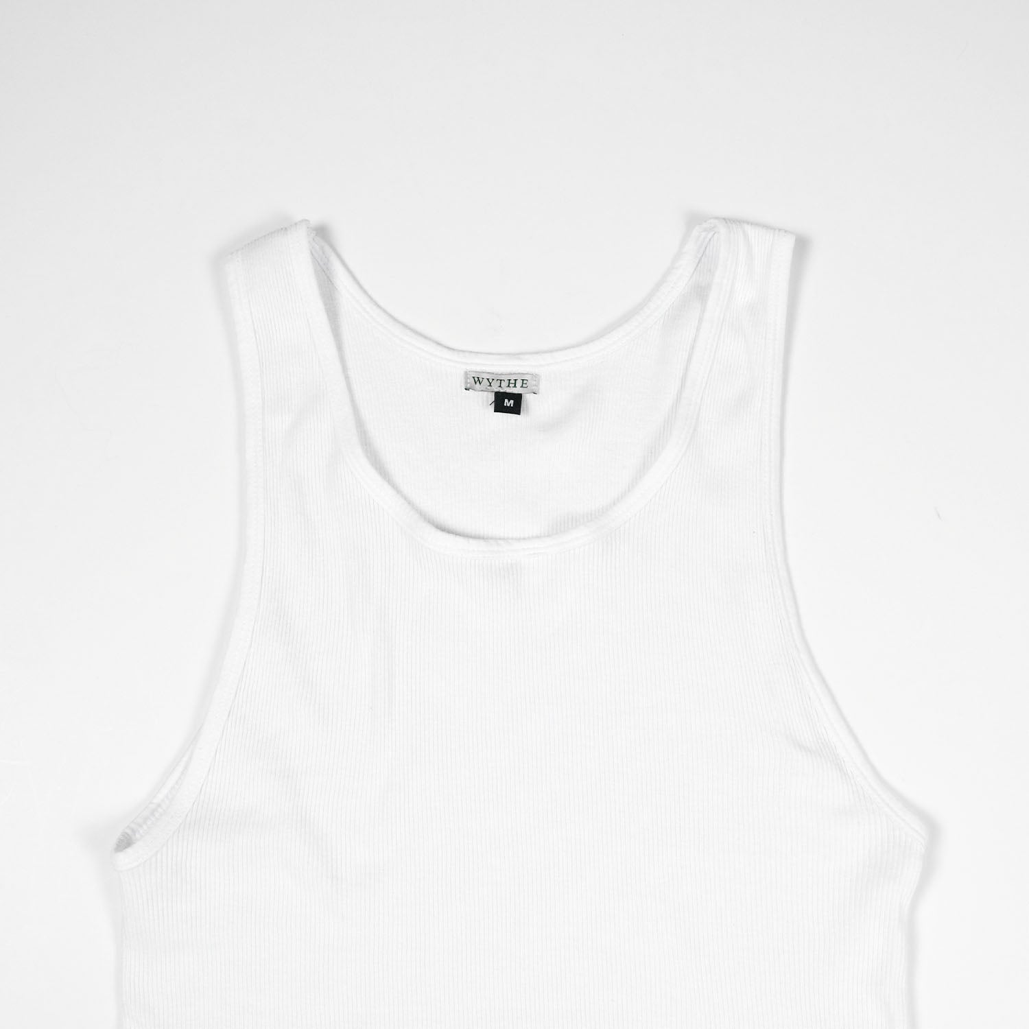 Tubular Ribknit Tank Top in Natural