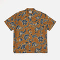 Camp Shirt in Gold Nippon Flower