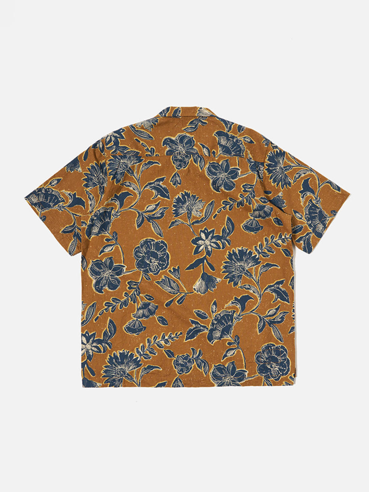 Camp Shirt in Gold Nippon Flower