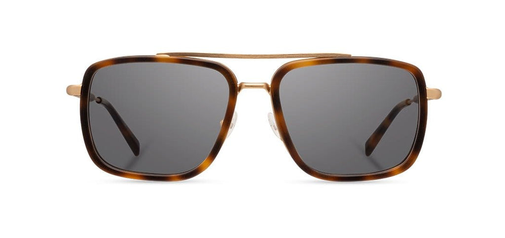 Grant in Matte Brindle & Matte Gold, Walnut & Grey Polarized