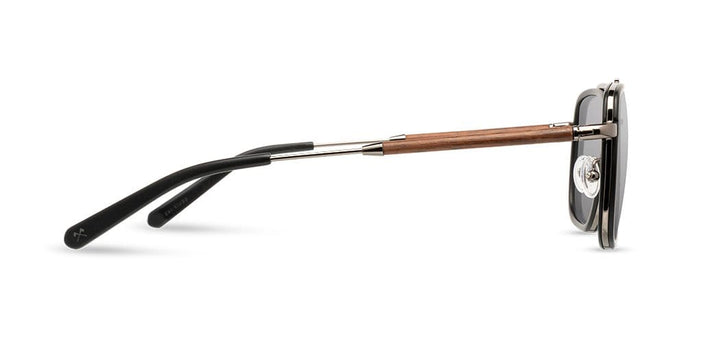 Grant in Matte Black & Walnut & Grey Polarized