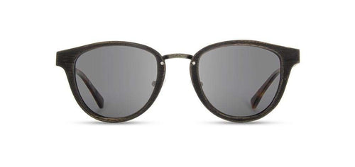 Ainsworth in Distressed Dark Walnut Antique Brass & Grey Polarized