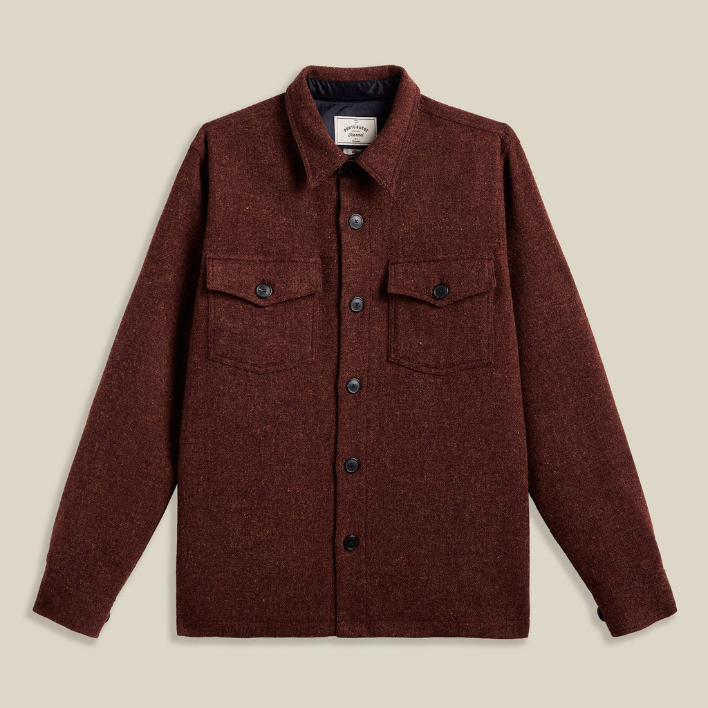 Wool Field Overshirt in Terroir