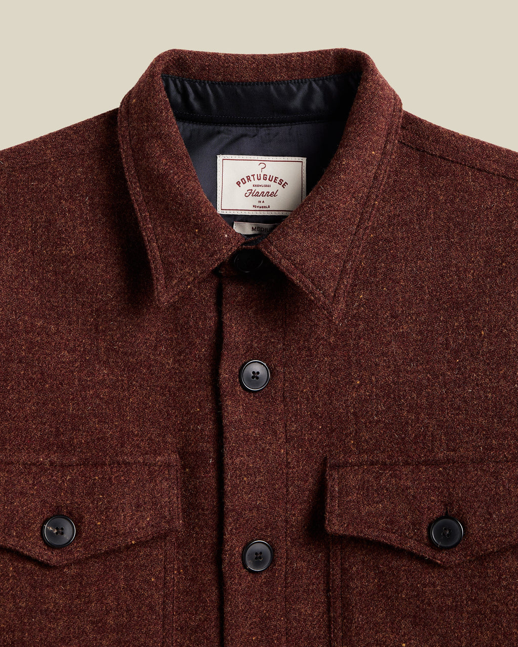 Wool Field Overshirt in Terroir