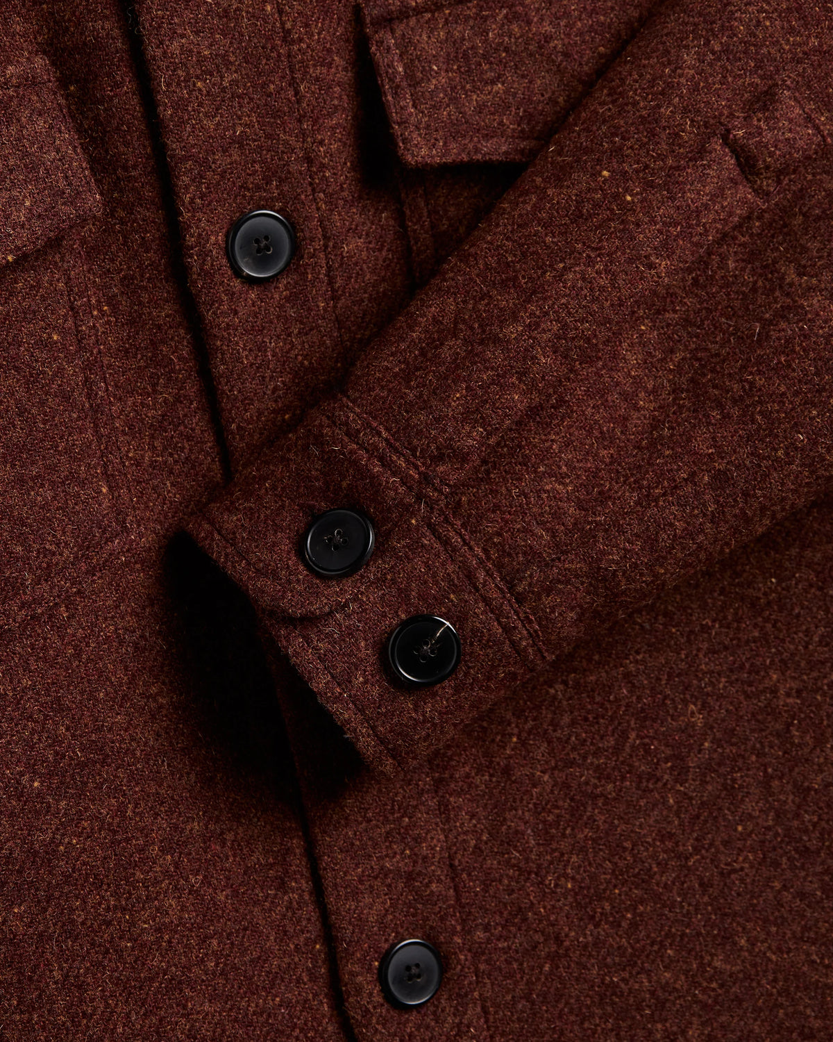 Wool Field Overshirt in Terroir