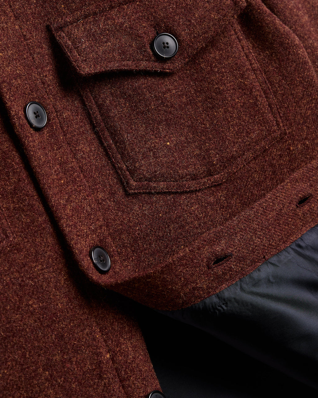 Wool Field Overshirt in Terroir