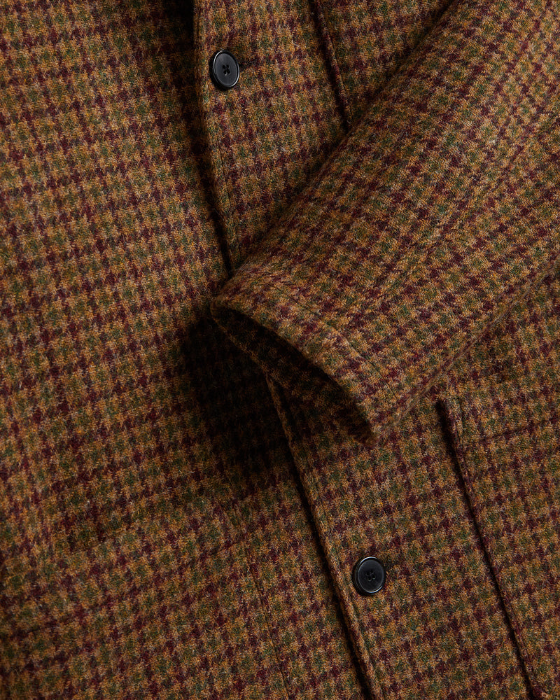 Working Blazer in Pied Poule Wool