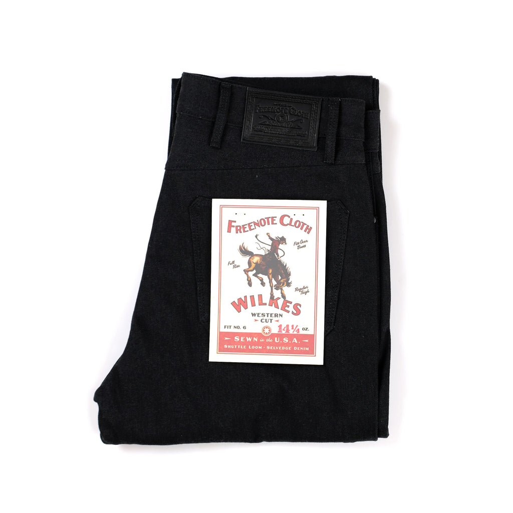Wilkes Western 14.25 ounce Yoshiwa Black Grey