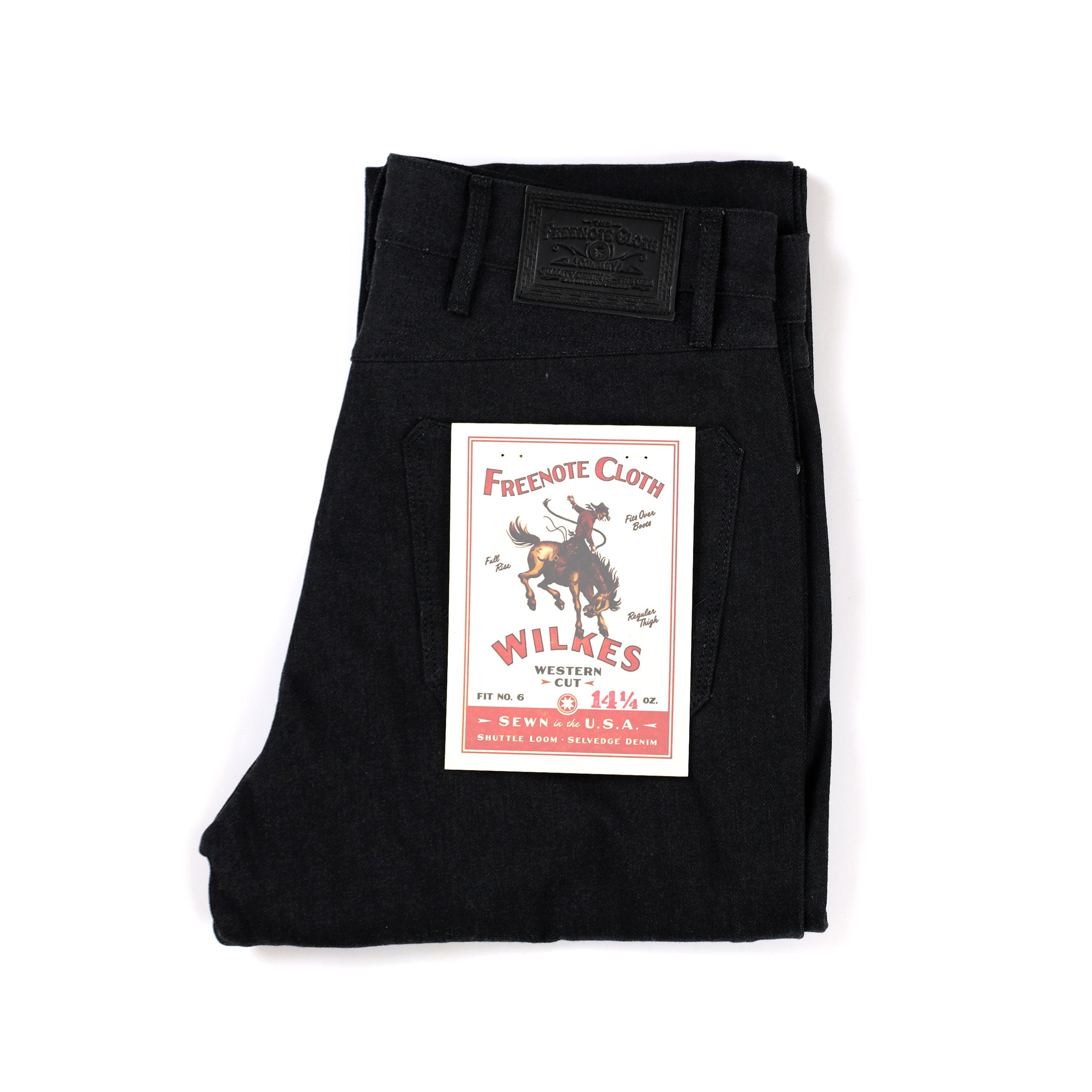 Wilkes Western 14.25 ounce Yoshiwa Black Grey