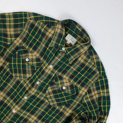 Washed Flannel Work Shirt in Wisconsin White Pine