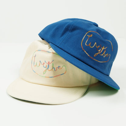 Chainstitched Canvas Ranch Hat in Blue/Ombre