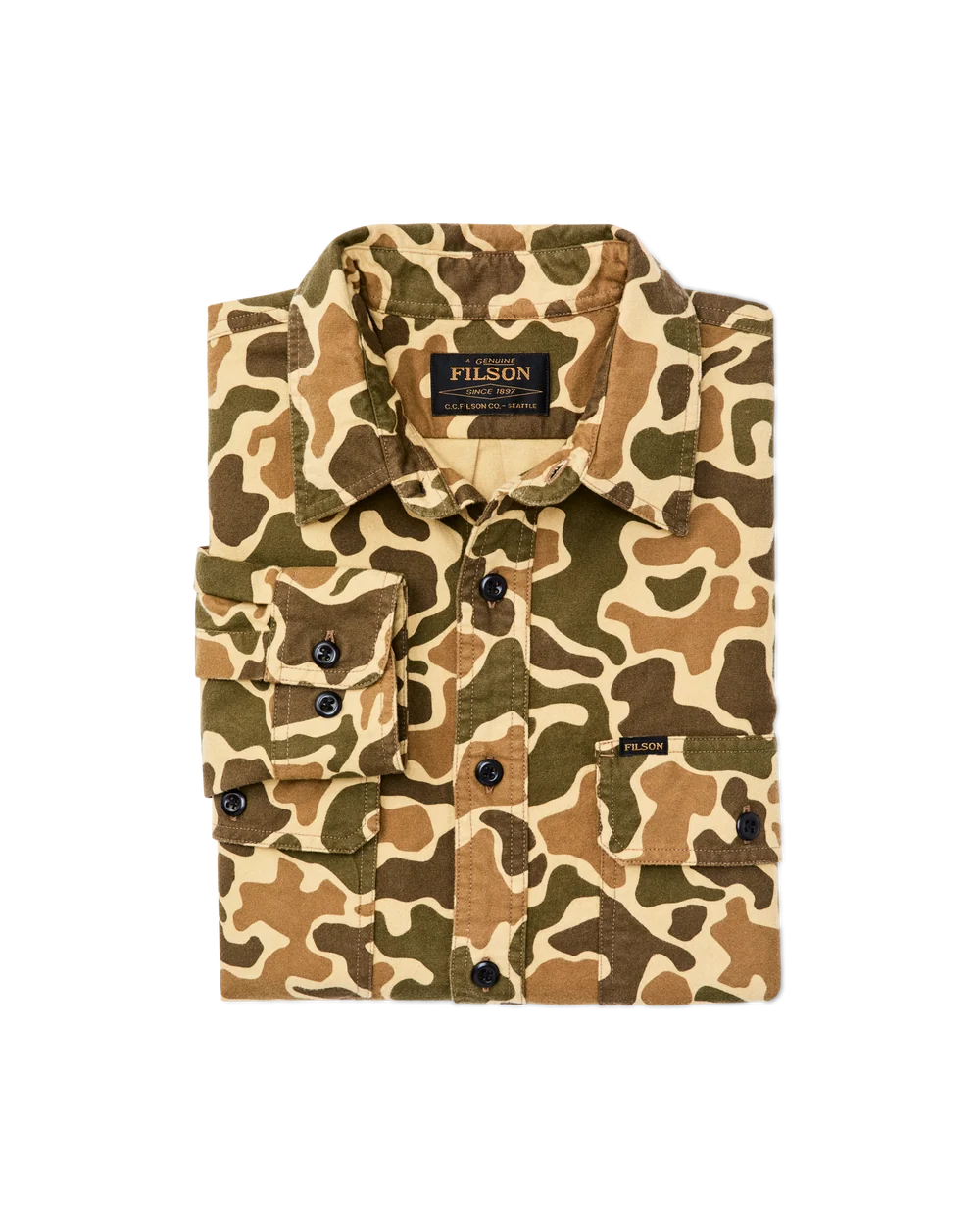 Field Flannel Shirt in Buckskin Camo