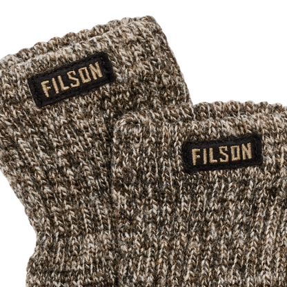 Full Finger Knit Gloves in Root Heather