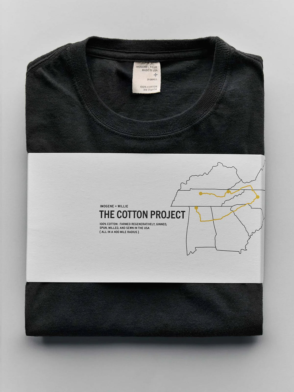 2-Pack Cotton Project Tee in Faded Black