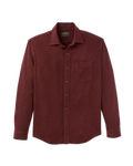 Rustic Flannel Shirt in Port Heather