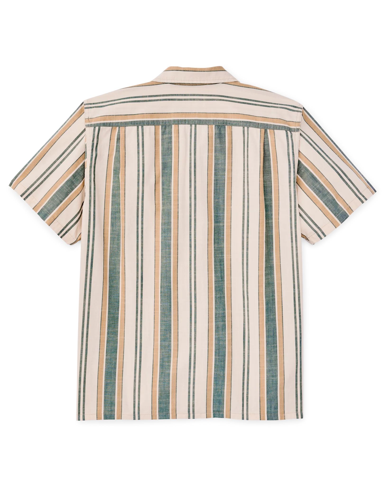 Chambray Camp Shirt in Natural and Khaki