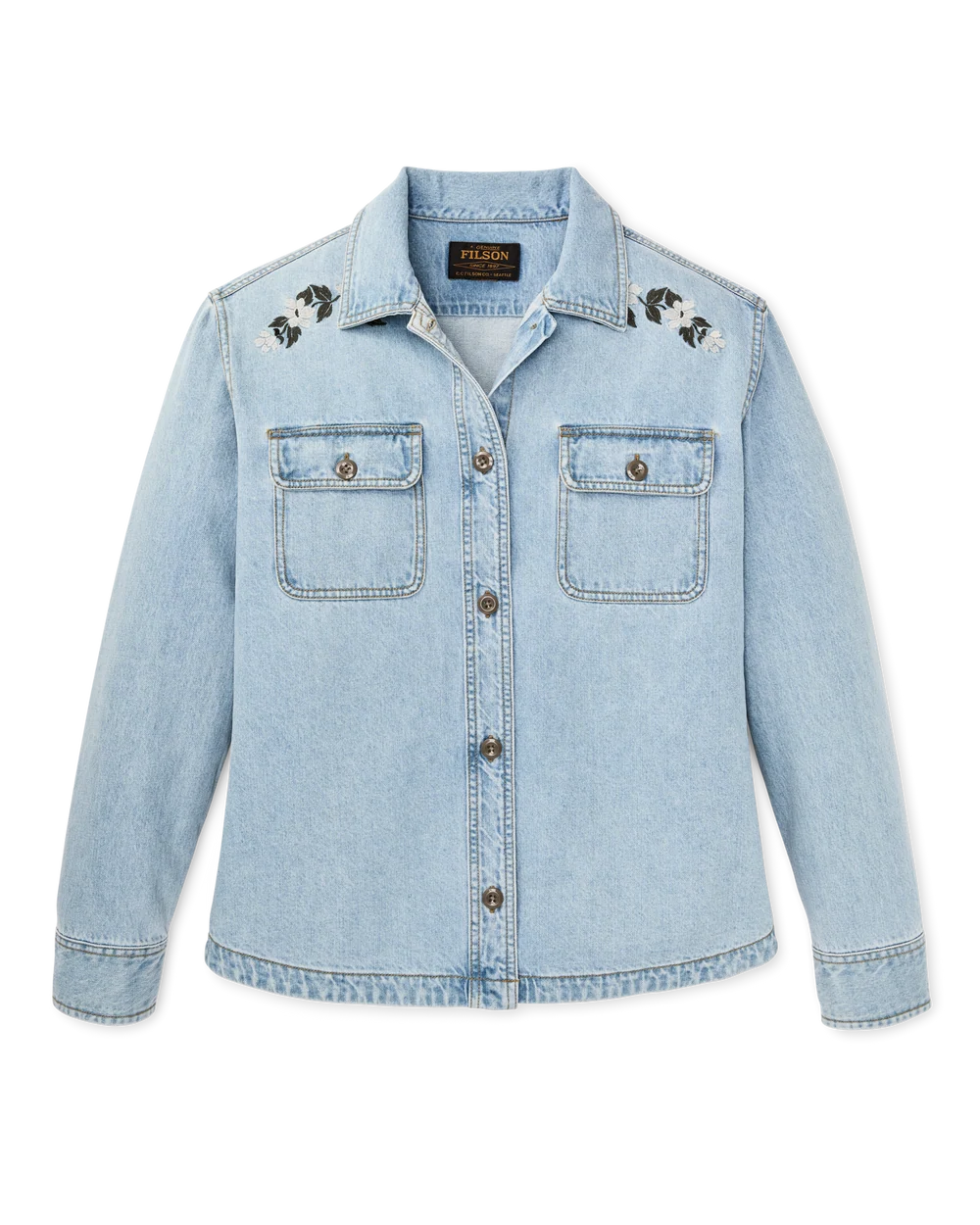 Denim Shirt in Pale Indigo